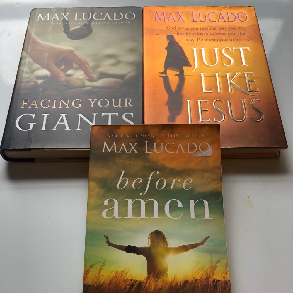 Set of 3 Max Lucado Books 📚